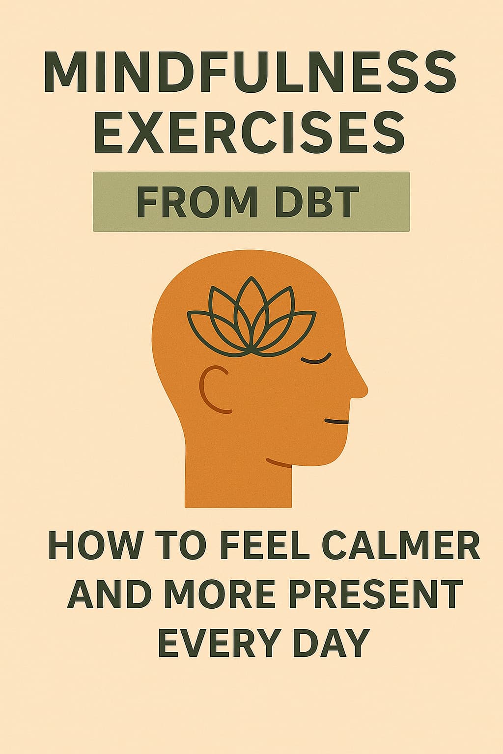 Illustration of a person peacefully journaling at a desk with soft natural light, symbolizing calm and presence through DBT mindfulness exercises.